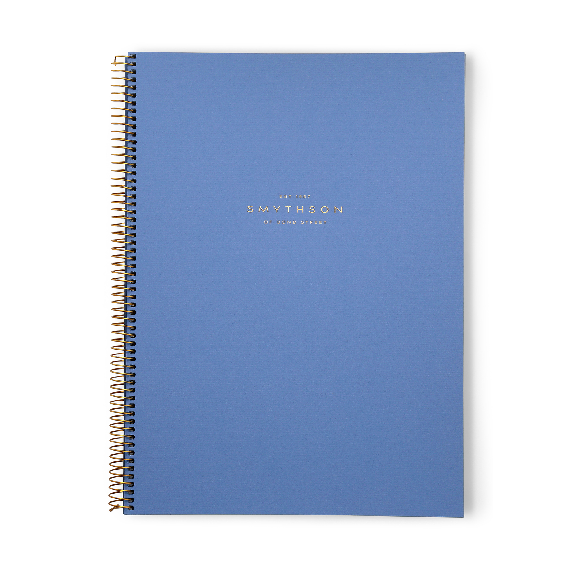 Smythson A4 Spiral Bound Refill Pad In Gold