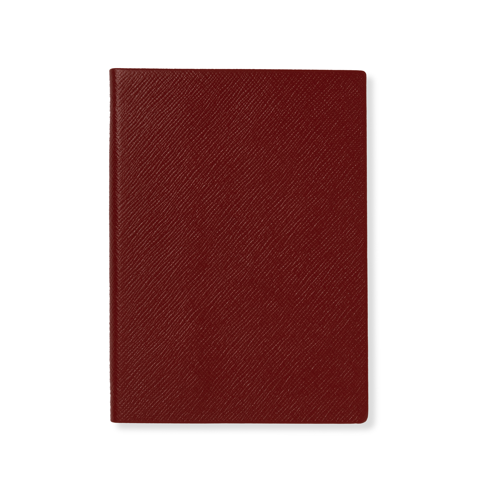 Smythson Soho Notebook In Panama In Deep Ruby