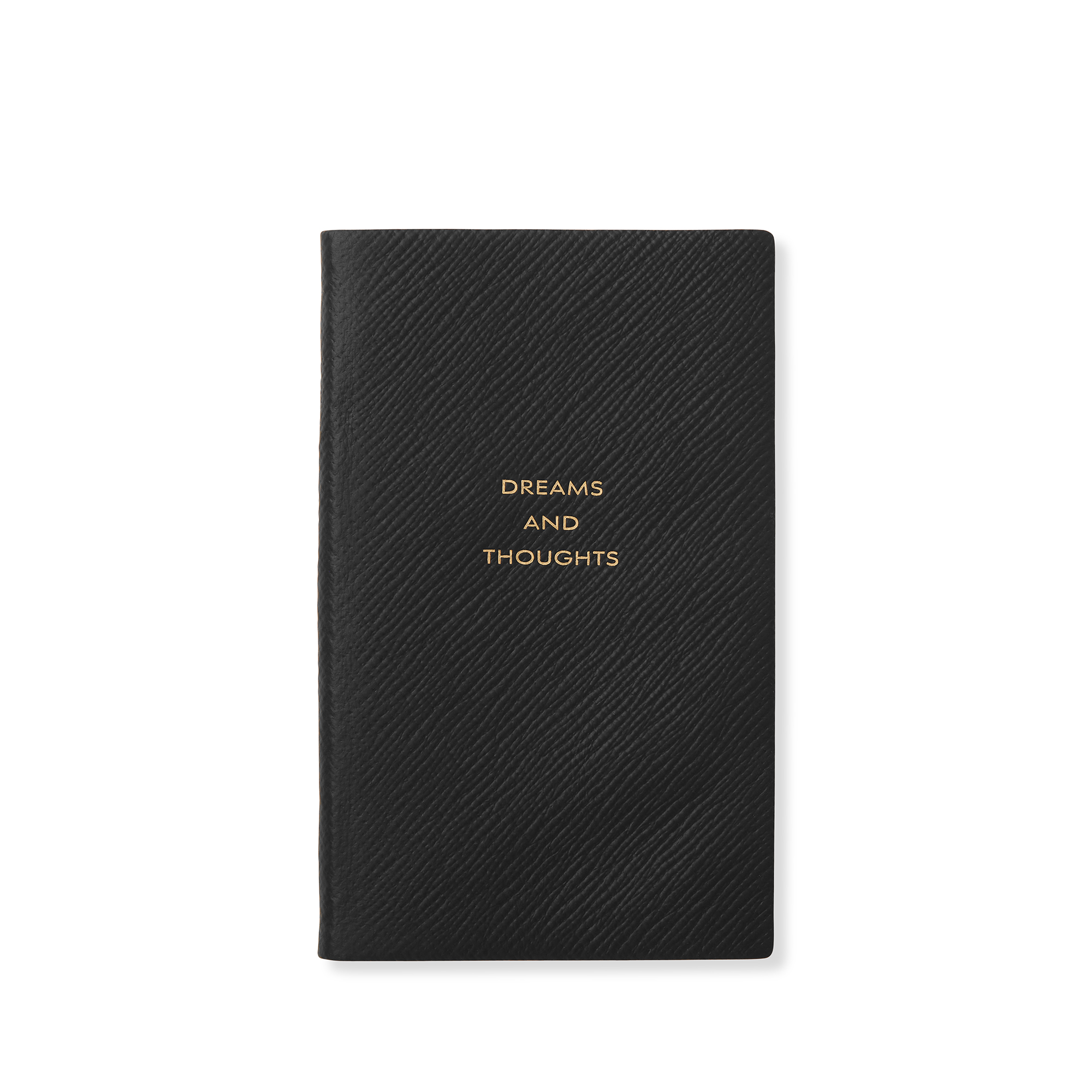 Smythson Dreams And Thoughts Panama Notebook In Black